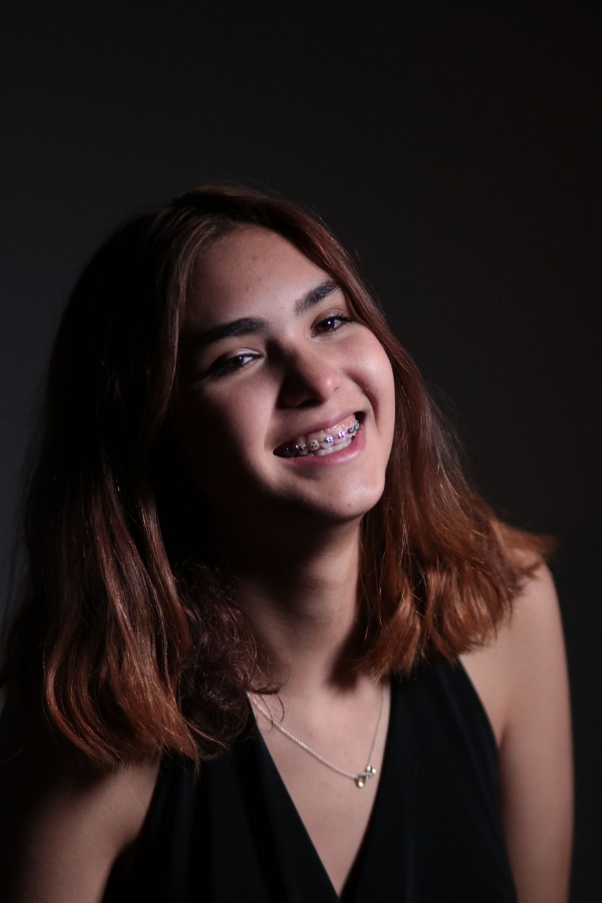 Paciente joven con brackets